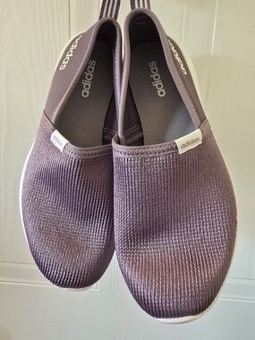 Adidas Cloudfoam Slip-On Sneakers Mauve Women's 7 New No Tags